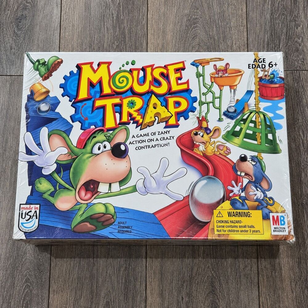 Vintage 2005 Mouse Trap Board Game Milton Bradley Hasbro Factory Sealed USA